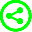 lime sharethis 5 icon