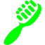 lime shoe brush 2 icon