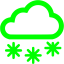 lime snow icon