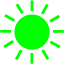 lime sun 2 icon