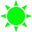 lime sun 3 icon