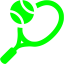 lime tennis icon