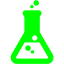 lime test tube 2 icon