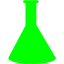 lime test tube 3 icon