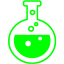 lime test tube 4 icon