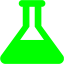 lime test tube 5 icon