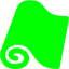 lime wallpaper roll icon