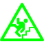 lime warning 25 icon