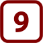 maroon 9 icon