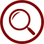 maroon active search 3 icon