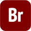 maroon adobe br icon