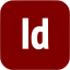 maroon adobe id icon