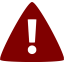 maroon alert icon