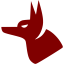 maroon anubis icon