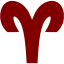 maroon aries icon