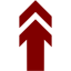 maroon arrow 140 icon