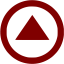 maroon arrow 159 icon