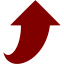 maroon arrow 175 icon