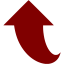 maroon arrow 181 icon