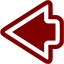 maroon arrow left icon