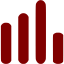 maroon bar chart 7 icon