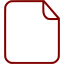 maroon blank file 6 icon