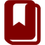 maroon bookmark icon