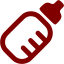 maroon bottle icon