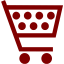 maroon cart 13 icon