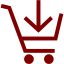 maroon cart 20 icon