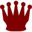 maroon chess 16 icon