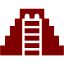 maroon chichen itza icon