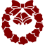 maroon christmas 52 icon