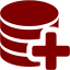 maroon data recovery icon