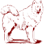 maroon dog 4 icon