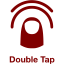 maroon double tap 2 icon