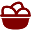 maroon eggs icon