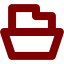 maroon folder 4 icon