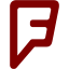 maroon foursquare 2 icon