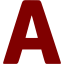 maroon generic text icon