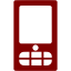 maroon google mobile icon