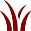 maroon grass icon