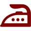 maroon iron icon