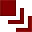 maroon layers 2 icon