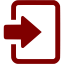 maroon login icon