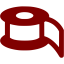 maroon micropore tape icon