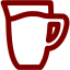 maroon milk icon