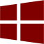 maroon os windows8 icon