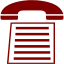 maroon phone 20 icon