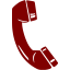 maroon phone 28 icon